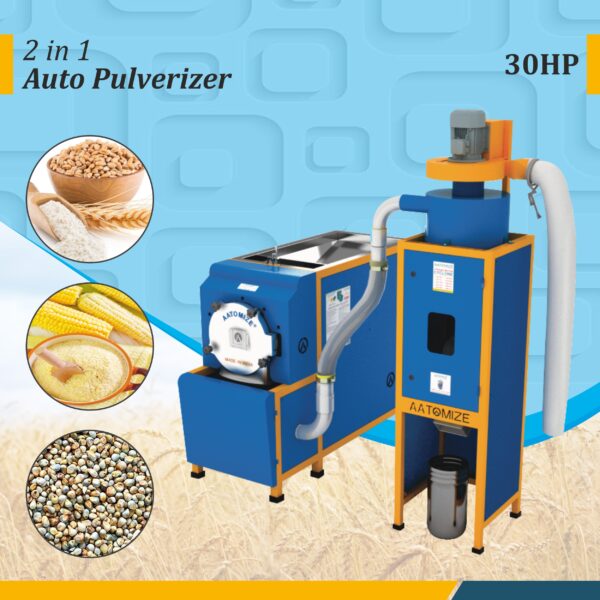 30HP Industrial Pulverizer with Cyclone Separator
